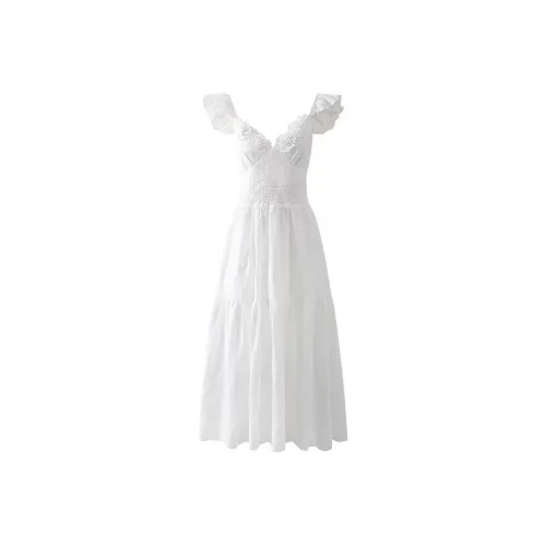 AURORA MUSE Slip Платье Женское Белое