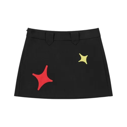 GOOD BAI SS24 Повседневные короткие юбки Женские Черный