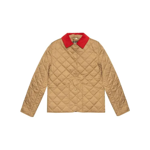 Burberry Бежевые Kids Куртки