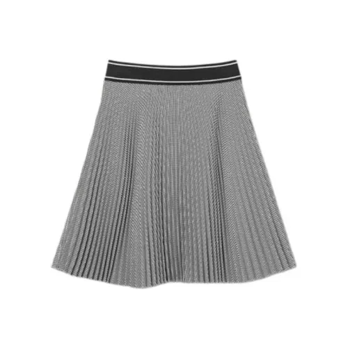 Sandro Короткая юбка с оборками и стразами повседневная короткая юбка женская серая
