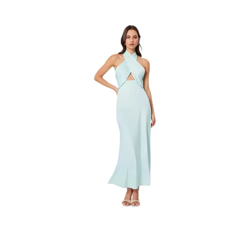 ELLIATTCOLLECTIVE Без рукавов Платье Женское Бирюзовый