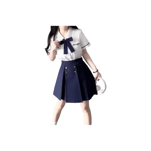 SHENBEI JK Qingying Университетский Тайский стиль Короткая юбка Женская Повседневная короткая юбка