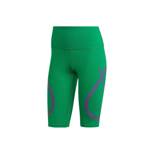 Adidas Зеленые Женские Спортивные Шорты