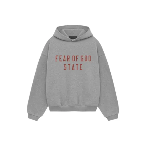Fear Of God Essentials Kids Флис Толстовка Толстовка Овсяный Серый Темный Вереск Детский