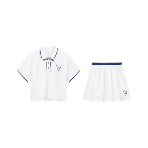 Ice cream and whale Женские комплекты с юбкой