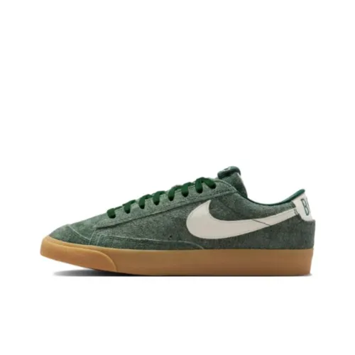 Devin Booker x Nike Blazer Slip-resistant Abrasion-resistant Low-top Скейтборд Кроссовки Мужские Зеленые
