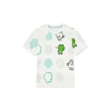 Белый с принтом по всей поверхности