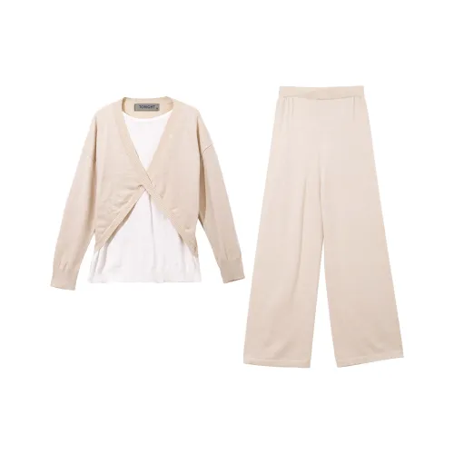 TORIGHT Повседневный костюм женский абрикосовый