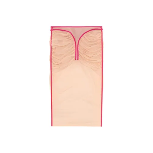 DIESEL SS24 Повседневный Длинный Юбка Женские Розовый