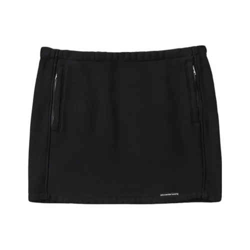 Alexander Wang SS24 Повседневные короткие юбки Женские Черный
