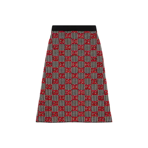 GUCCI Повседневный Длинный Юбка Женские Многоцветный