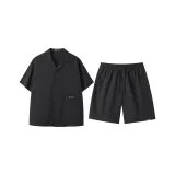 Комплект (Черный топ + Черные штаны)