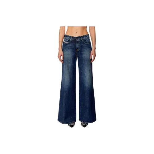 DIESEL D AKEMI Темно-синие Женские Джинсы