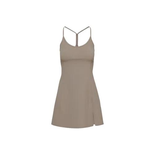 ARITZIA Golden Powersculpt Court Dress Slip Dress Women's Turner Тауповый Тауповый