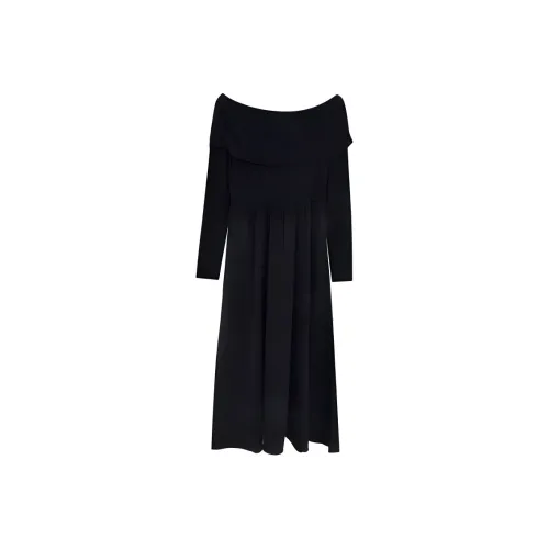 XIAOJUCHUANLI Длинное платье с длинными рукавами женское