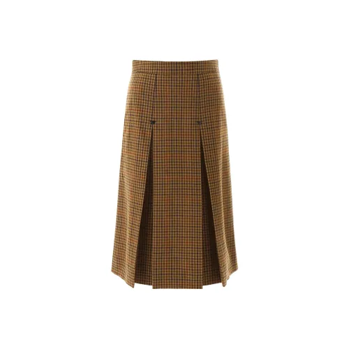 CELINE Повседневная длинная юбка женская коричневая