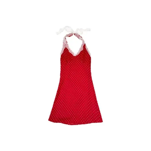 SECFLY OFFICIAL Без рукавов Платье Женское Красное