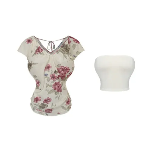 Zhou White Повседневный костюм женский Monet Garden