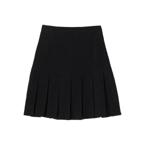 SANDRO Черные Женские Повседневные Короткие Юбки
