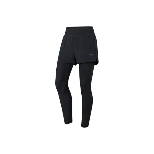 Anta Running Collection Черные Женские Спортивные Брюки