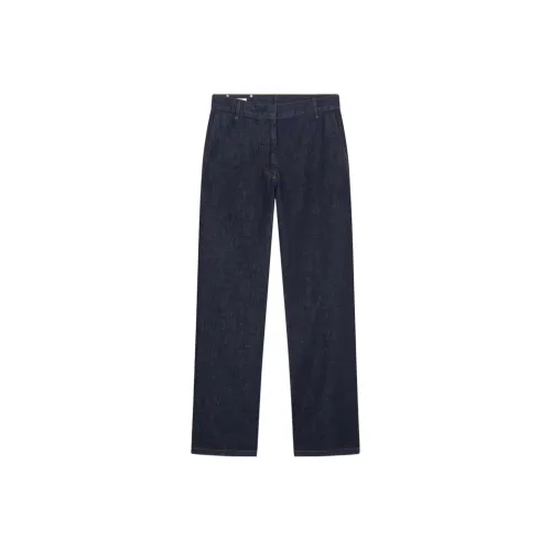 DRIES VAN NOTEN Синие Женские Джинсы