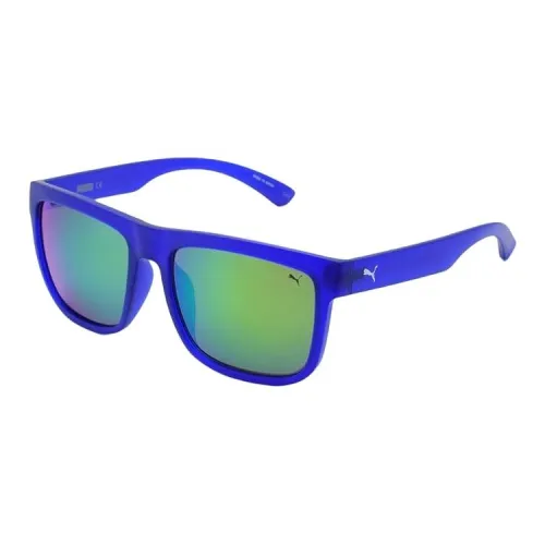 PUMA Plastic Square Sunglasses Men's Blue PUMA Пластик Квадратные Солнцезащитные очки Мужские Синие