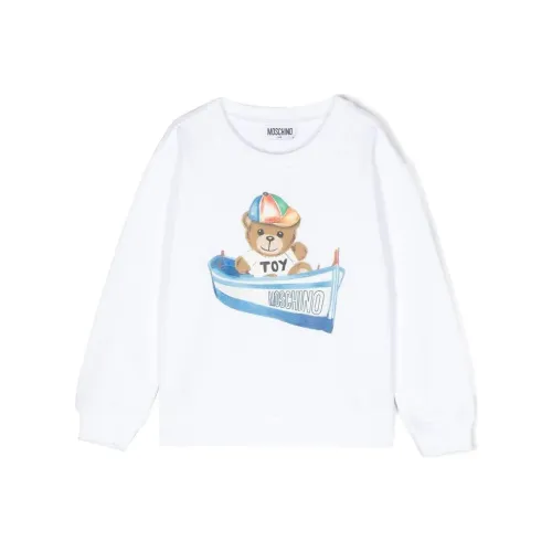 MOSCHINO Белый Kids Свитшоты