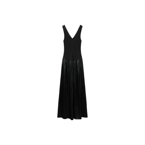 ZARA ZW Series Черное Женское Платье без Рукавов