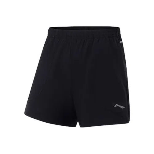 LINING Running Collection Черные Женские Спортивные Шорты
