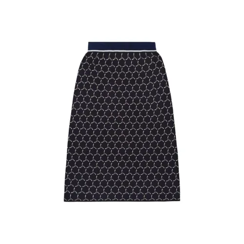 LI NING 1990 Classic Collection Глубокий синий Женские Повседневные короткие юбки