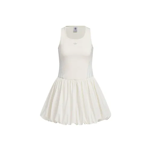 Adidas Originals BUBBLE Платье без рукавов Платье Женское Розовый Белый
