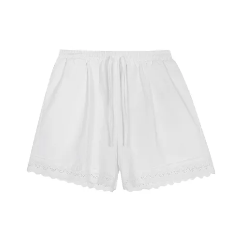 LEMON FAIRY Повседневные шорты Женские Белые