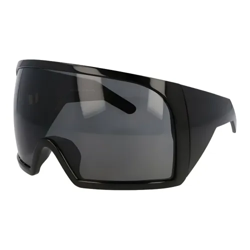 Rick Owens DRKSHDW Пластиковая оправа нерегулярная форма солнцезащитные очки унисекс