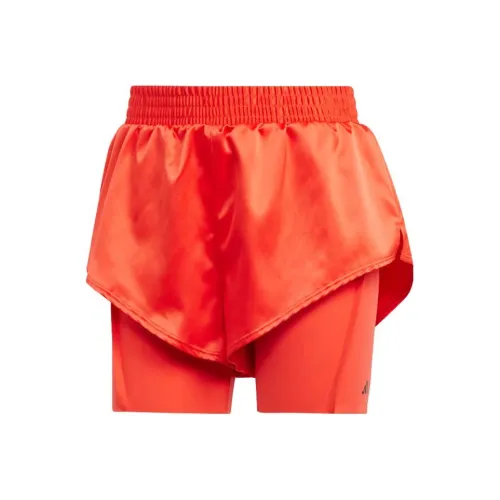 Adidas AEROREADY Ярко-красные Женские Спортивные Шорты