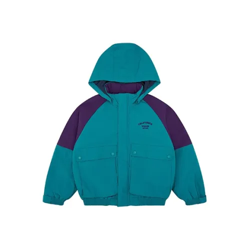 Vision Street Wear Хлопковый пуховик Tees Зеленый Детский