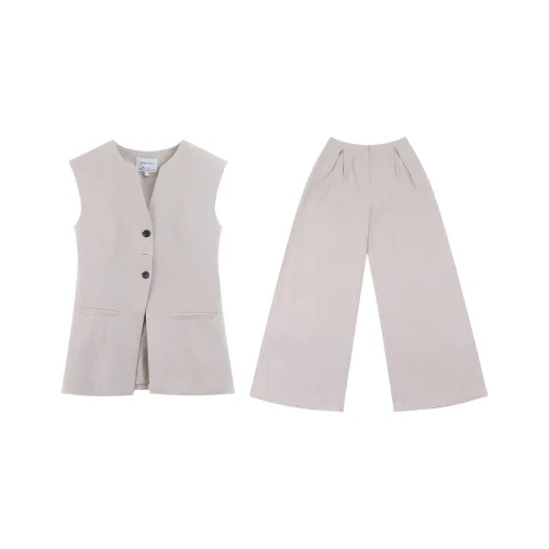 DianThia Повседневный костюм женский абрикосовый