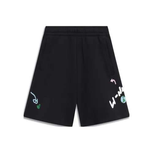 LINING Sports Fashion Collection Черные Женские Спортивные Шорты