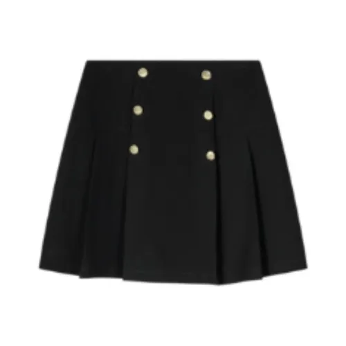 DKNY Черные Женские Повседневные Короткие Юбки