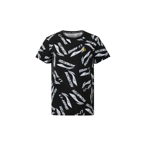 LINING Черный Kids T Рубашки