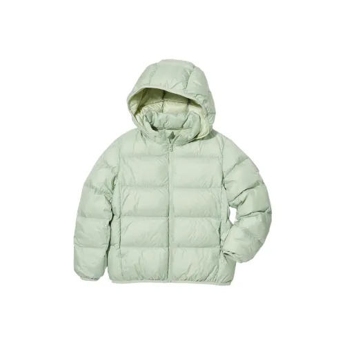 UNIQLO Пуховик Детский Изумрудно-Зеленый