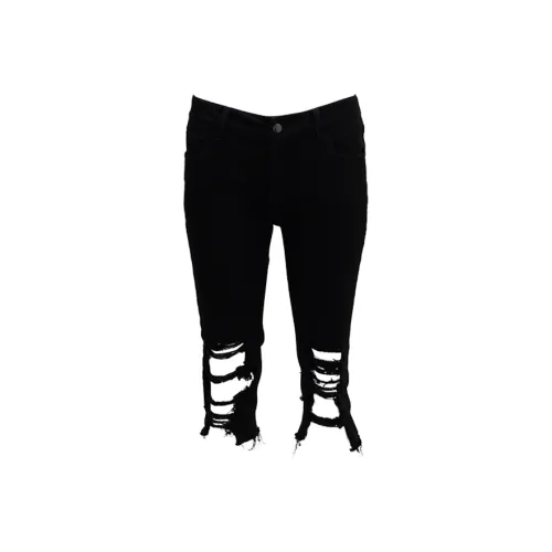 AS DALIO Черные Женские Джинсы