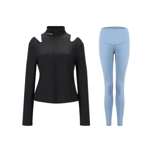 Sumday Athletics Крутой черный + Синий Женские Повседневные костюмы