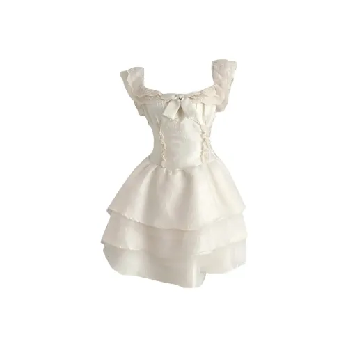 COHX Абрикос Женские Слип-платья