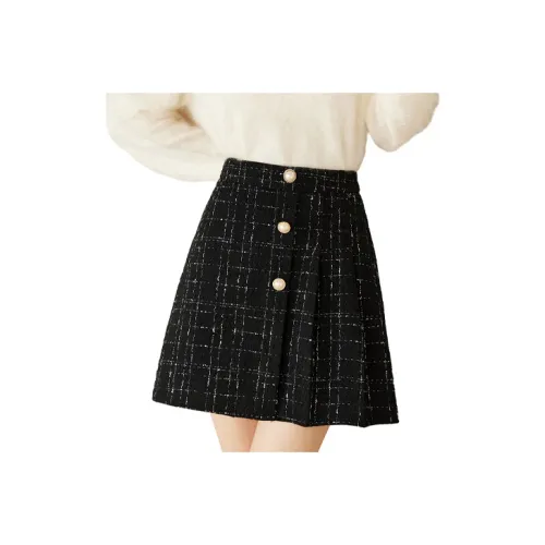 Still Quiet Повседневные короткие юбки Женские Черный