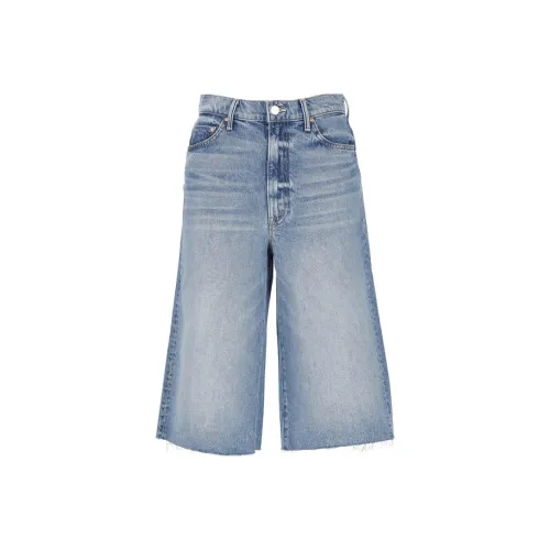 Mother Синие Женские Джинсовые Шорты