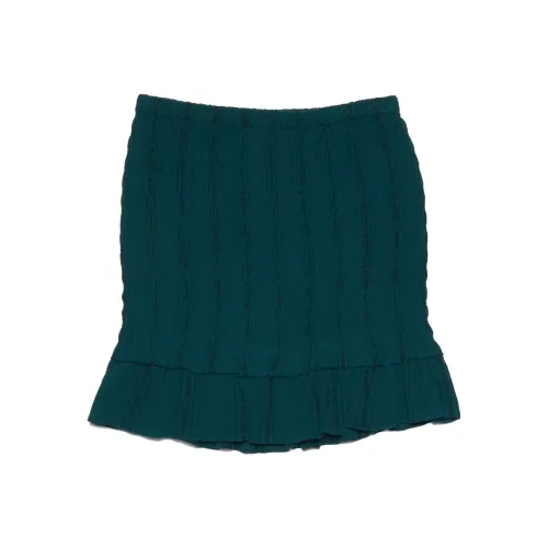 ISABEL MARANT ETOILE Зеленая Женская Повседневная Короткая Юбка