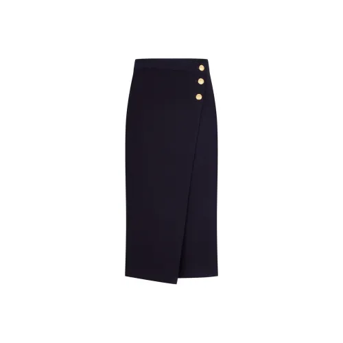 Tommy Hilfiger Темно-синий DW5 Женские Повседневные длинные юбки