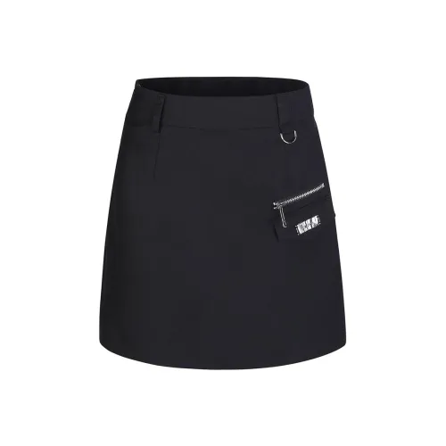Guuka Hero Повседневные короткие юбки Женские Черный
