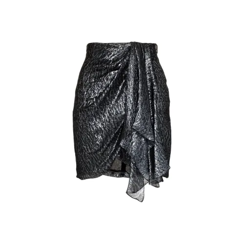 ISABEL MARANT Черная Женская Повседневная Короткая Юбка