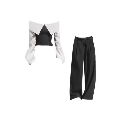 ZUKIZUKI Повседневный костюм женский серый